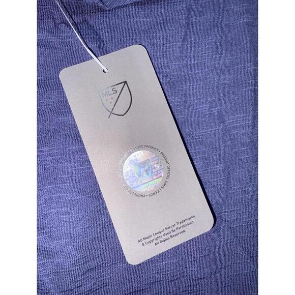 Mitchell and Ness MLS Kansas City Sporting Soccer SS TShirt Mens Size 2XL Blue - Picture 5 of 15